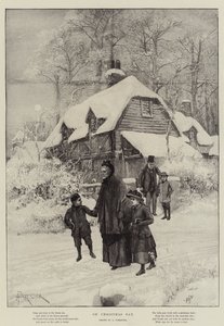 On Christmas Day by Amedee Forestier